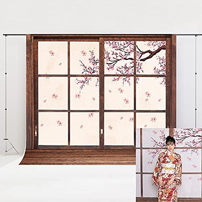 Kate 2 2x1 5m 背景布 和室 背景 和風 撮影布 桜 撮影 背景 玄関 撮影用 写真背景 スタジオ 背景 不透明 撮影布 写真館 背景布 バックペーパー Laborali Com