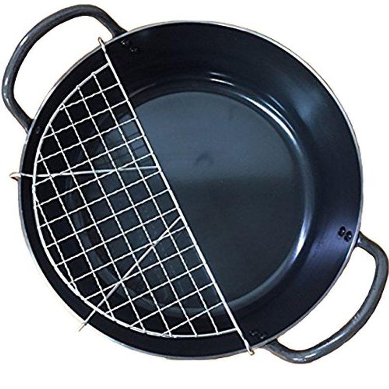 販売正規店 Ih対応 鉄 揚げ鍋とクリンプ網のセット 42cm 天ぷら鍋 揚げ鍋 鉄揚げ鍋 業務用揚げ鍋 Ih ガス火ok 純正売り出し Shirleyryan Ca