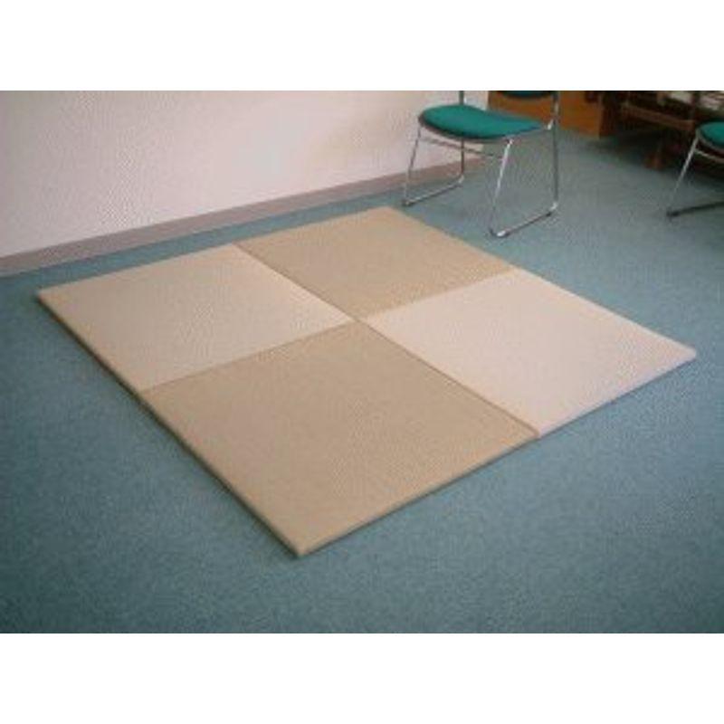 日本最大級 琉球畳風 縁無し置き畳 『座８０』 １４枚組 1枚のサイズ：800mm×800mm 厚み：25mm カーペット、ラグ