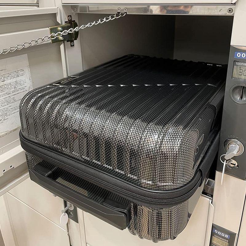 エース スーツケース クレスタ 機内持込可 20L 2.3kg 2~3泊 コインロッカーサイズ 06314 47 cm ブラックカーボン スーツケース 20L クレスタ 機内持込可 3kg 3泊 コインロッカーサイズ cm ブラックカーボン