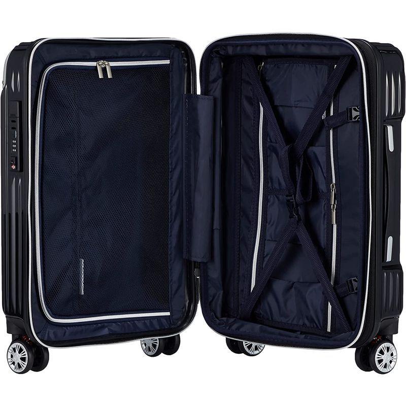 シフレ ハードジッパースーツケース Trident トライデント TRI2035K 40L 49 cm 3.3kg ブラック 3kg ハードジッパースーツケース Trident トライデント TRI2035K 40L cm ブラック