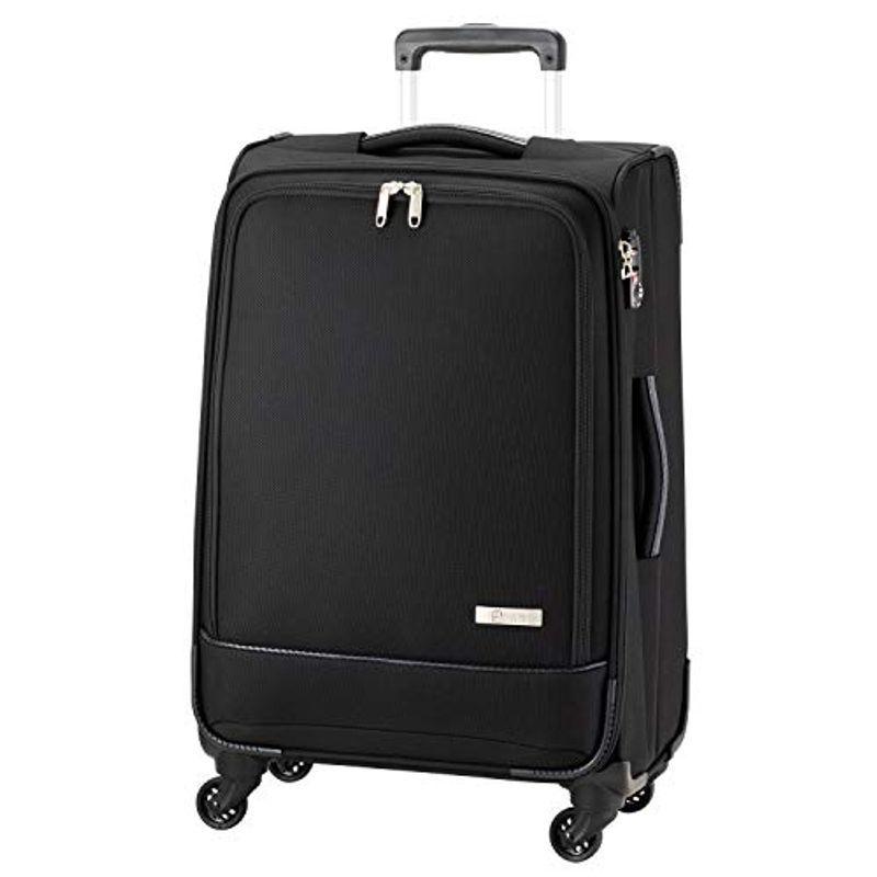 プラスワン スーツケース 3015-58 ブラック