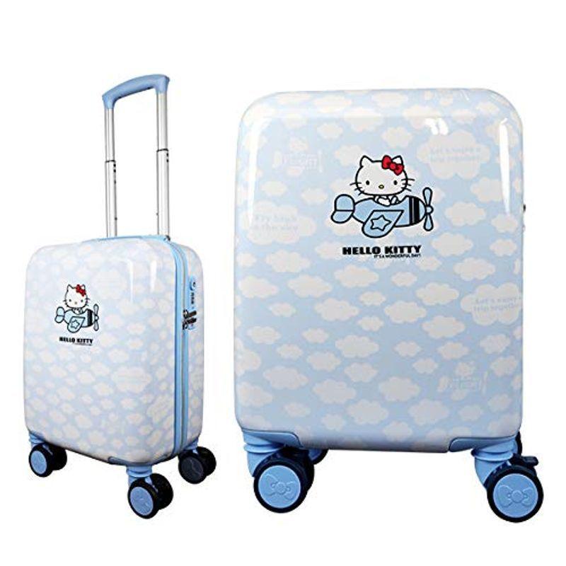 16inchスーツケース HK-SUC-03-KBL サンリオ ハローキティ ブルー 28L
