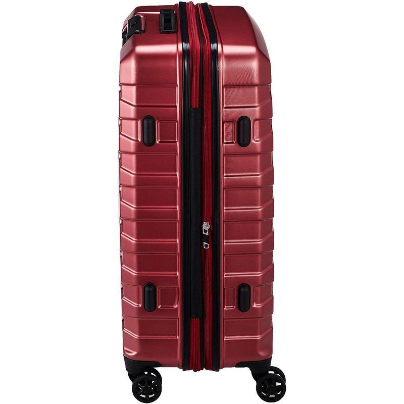 ベラージ スーツケース TSAダイヤルロック 8輪キャスター CRUST2-M 70L 4.2kg レッド スーツケース TSAダイヤルロック 8輪キャスター CRUST2 70L 2kg レッド ファスナー