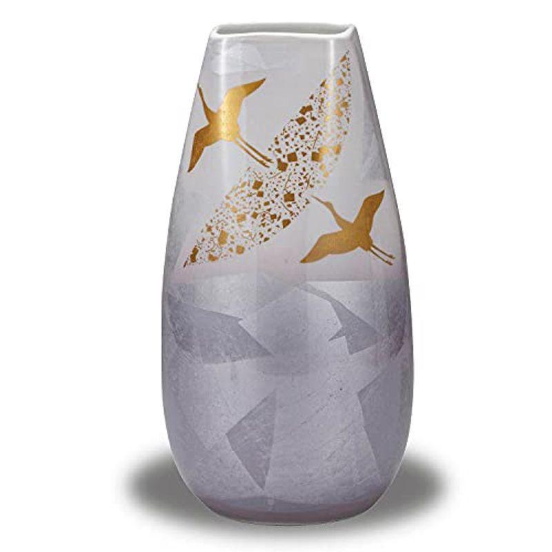 公式 店 おしゃれ 陶器 九谷焼 花瓶 銀彩飛翔 新築祝い 開店祝い 還暦祝い 古希祝い プレゼント ギフト 直送 Daraksir Com