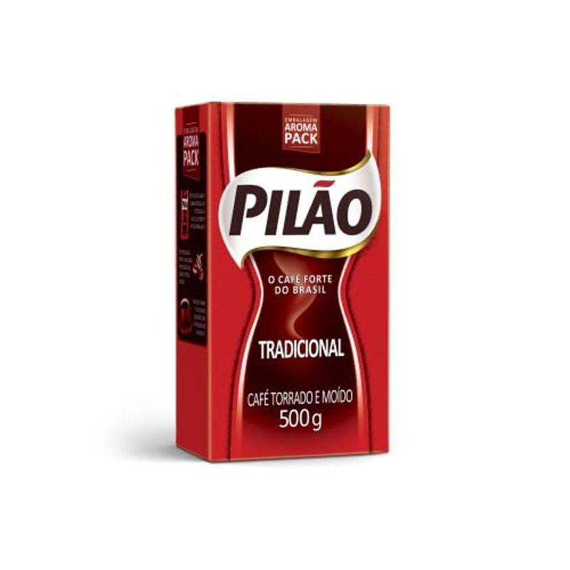 カフェ ピロン コーヒー豆 500g×20個セット 深煎り 細挽き ブラジル産