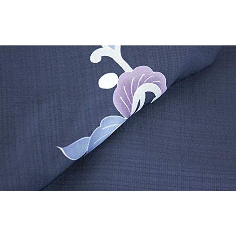 【中古品 】 《撫松庵》お仕立て上がり 東レセオアルファ浴衣 レディースゆかた 絵羽 鳳凰唐草（紺）ネイビー 【KUE1631310747】(58938円)