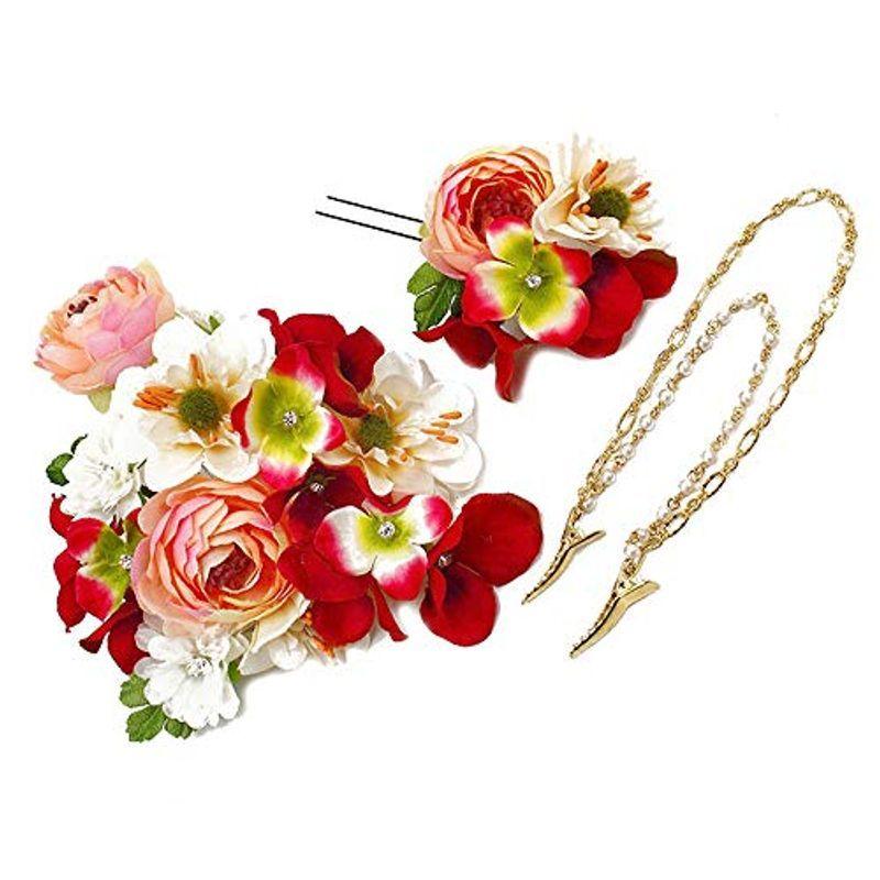 最上の品質な 髪飾り 成人式 花 振袖 袴 3点セット ピンク 白 赤 パール チェ 髪型 ヘアスタイル ヘアアレンジ ドライフラワー No 9 3290 かんざし 髪飾り Ahmedmostafa Us