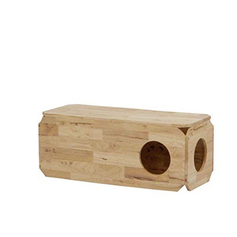 コージーデコ ペットも遊べるベンチL cat-hus ナチュラルシグネチャー 中 4514014002241