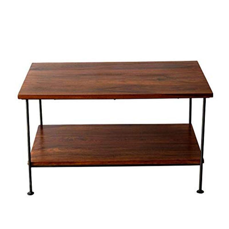 テーブル おしゃれ 木製 テレビ台 シーシャムウッド二段棚 kan4435