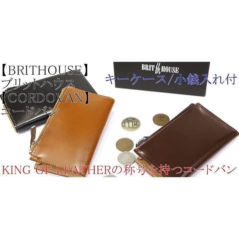 ブリットハウスBRITHOUSEコードバンCORDOVAN キーケース/小銭入れ付 KING OF LEATHERの称号を持つコードバン/キ OF キーケース/小銭入れ付 KING LEATHERの称号を持つコードバン/キ 　 サイズ レザー