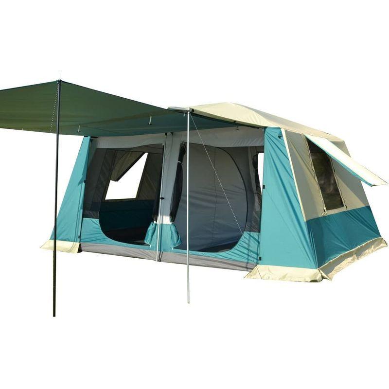 HEWFLIT Hewflit ツールームテント 812人用 リビングルーム ファミリーテント 300cmx400cmx215cm 2ルーム Hewflit ツールームテント 812人用 リビングルーム ファミリーテント 300cmx400cmx215cm 2ルーム