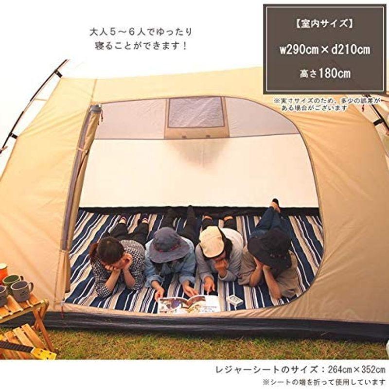 sokos(ソコス) テント 6人用 Solid Earth 6 ソコス テント 6人用 Solid Earth サイズ