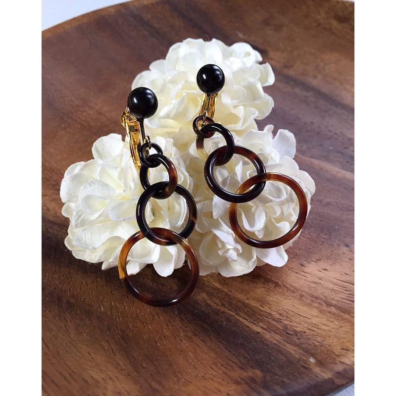 適切な価格 本鼈甲 イヤリング ３連 aob.adv.br