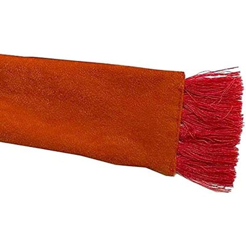 Sakura collection振袖用しごき 志古貴 抱え帯 スウェード (ウォームオレンジ) collection振袖用しごき 志古貴 抱え帯 スウェード ウォームオレンジ 　