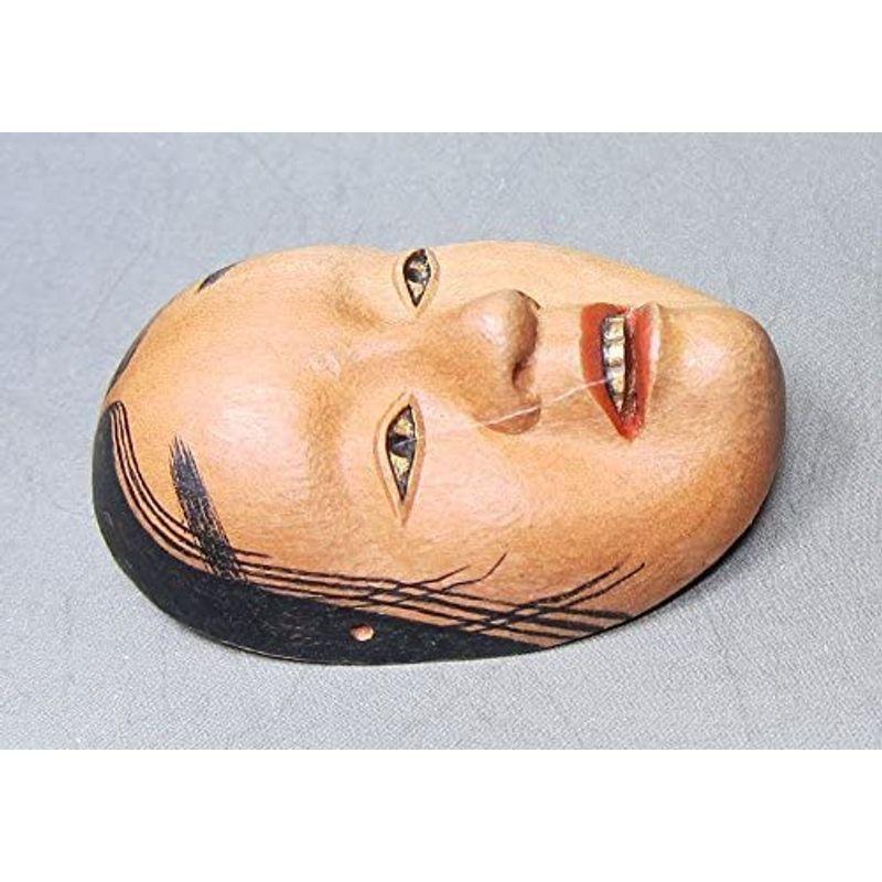 帯留 能面師 長澤草春作 能面形帯留 泥眼 共箱 能面師 長澤草春作 能面形帯留 泥眼 共箱 　