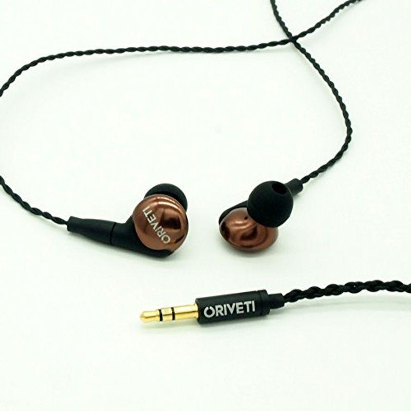 国内正規品 ORIVETI 10mmチタンコーティング ダイナミックドライバー搭載カナル型イヤホン MMCX リケーブル モカ BASIC