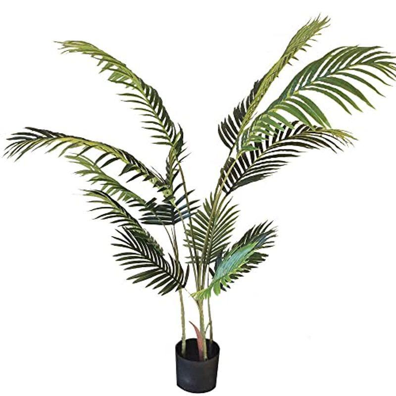 アレカヤシ 観葉植物 造花 樹 木 室内 大型 1cm 鉢 おしゃれ リアル インテリア 人気 人工 フェイクグリーン 玄関 ずっと気になってた