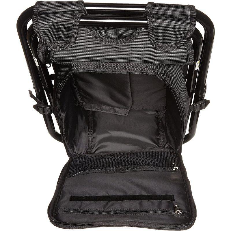 イスパック アウトドア 椅子付き リュック 2WAY ペットボトルポケット付き IS-4WD11 ブラック ナイロン アウトドア 椅子付き リュック 2WAY ペットボトルポケット付き IS 4WD11 ブラック