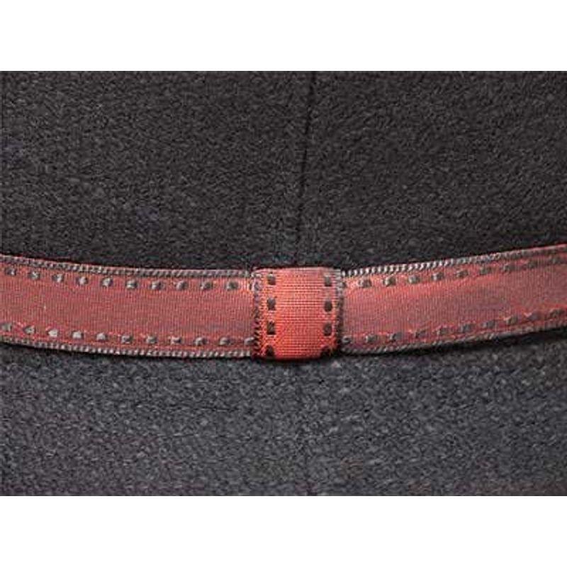 ガリュー・プラネットウールスラブの中折ハット(ブラック) プラネットウールスラブの中折ハット ブラック 　