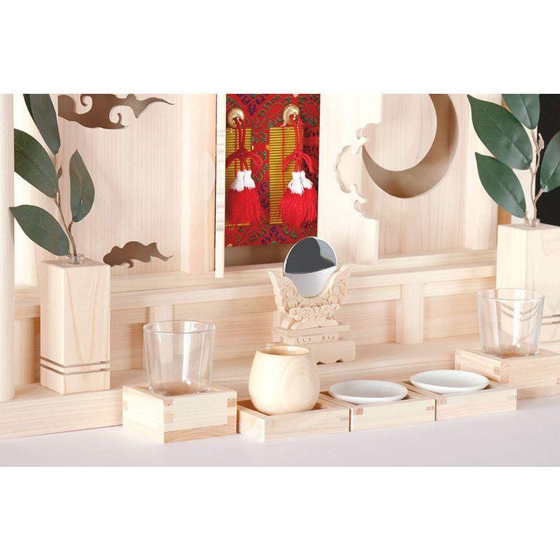 【〜6/6まで出品】 神棚 モダン セット 花鳥風月 鳳凰の聖域 ITSUKI 桧製 神具付き 【LWH7689273162】(27781円)