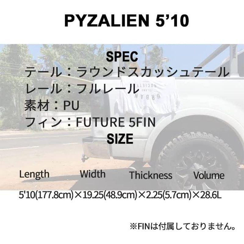 【メール便】 PYZEL SURFBOARDS PYZALIEN パイゼリアン PU パイゼル SURFBOARDS サーフボード 2022年モデル 5 【DGJ3269750960】(118135円)