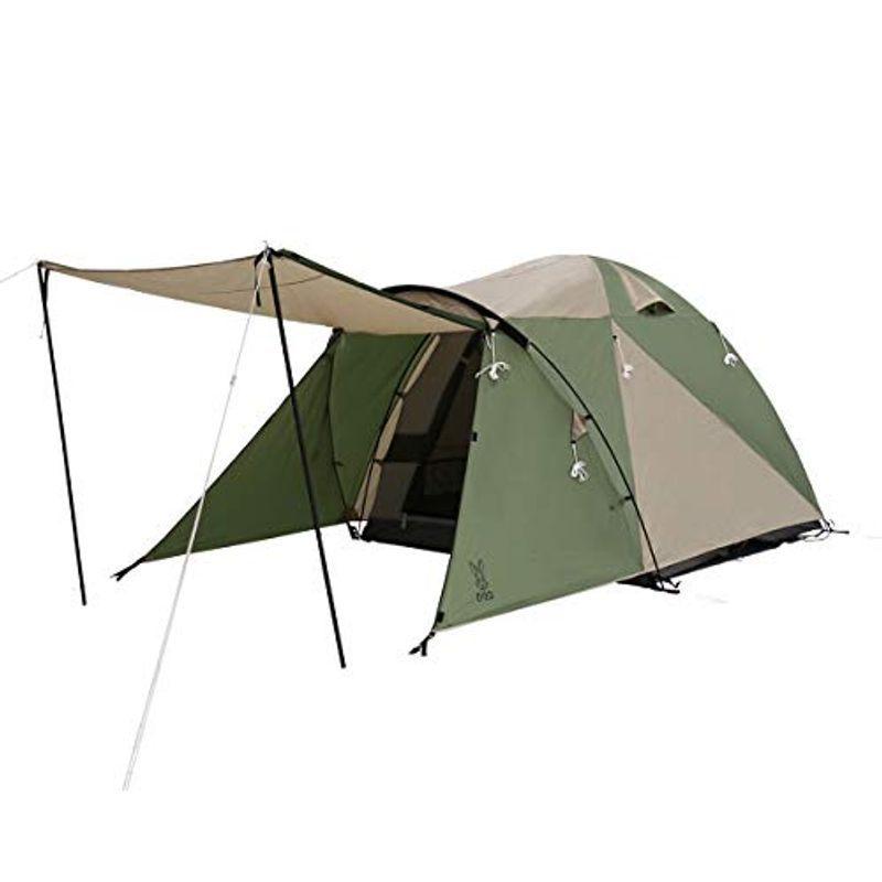 DOD(ディーオーディー) ザ・テントL 初心者向け 前室付きドームテント5人用 T5-624-KH(26851円)