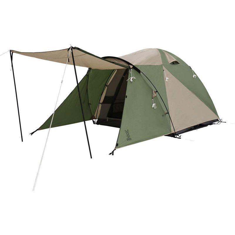 【新登場】 DOD(ディーオーディー) ザ・テントL 初心者向け 前室付きドームテント5人用 T5-624-KH 【OC7431803926】(26851円)