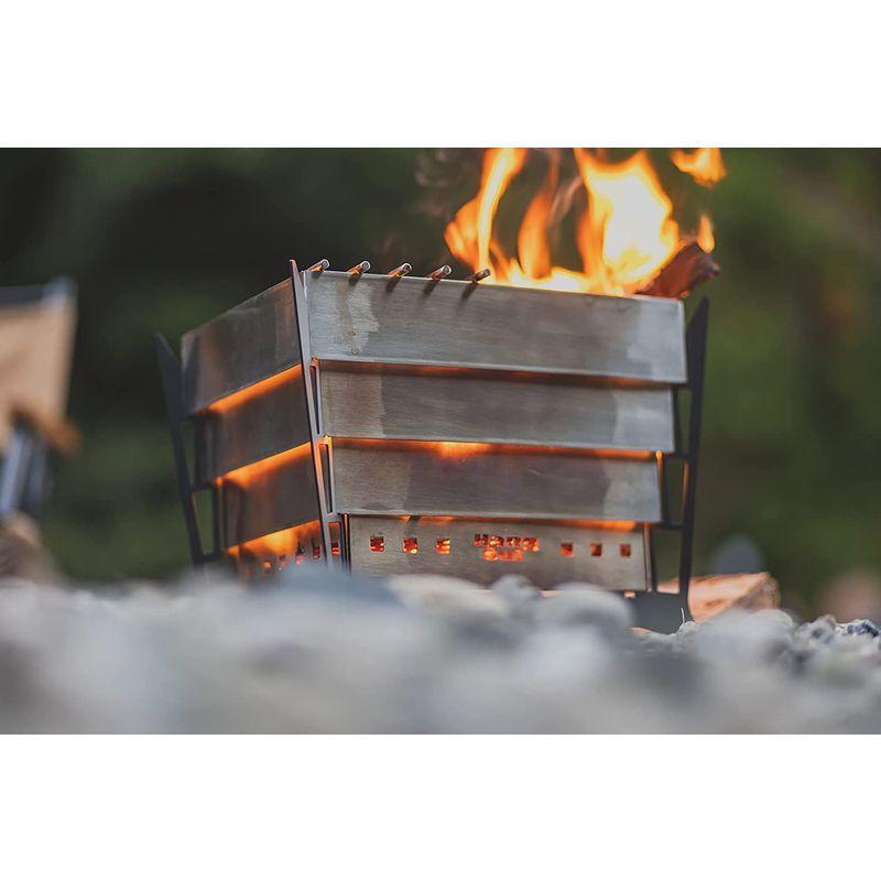 ハングアウト 焚き火台 KOMOREBI コモレビ こもれび シルバー 焚き火台 KOMOREBI コモレビ こもれび シルバー