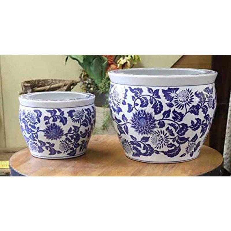 水鉢 大型 特大 洋蓮青13号 鉢カバー プランターカバー プランター