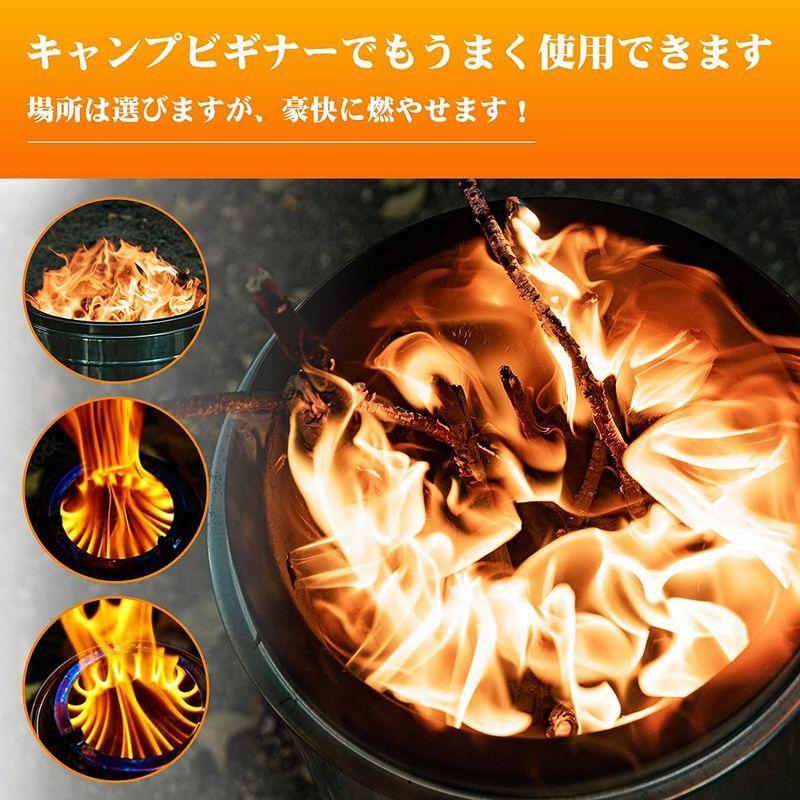 中古品 二次燃焼 大型 ウッドストーブ 直径44cm 折りたたみ式足 ロストル/焼き網付き 完全燃焼 コンロ 組み立ていらず フレイムストーブ アウ 【2988750432】(17862円)