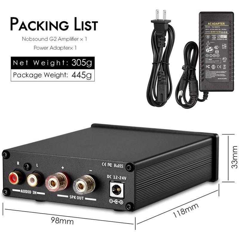 Nobsound G2 サブウーファー パワーアンプ ミニモノ SUB アンプ 100W PBTL BTL ブリッジ ホームシアター G2 サブウーファー パワーアンプ ミニモノ SUB アンプ 100W PBTL BTL ブリッジ ホームシアター