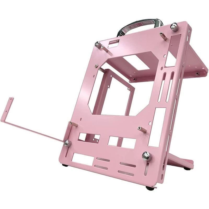 長尾製作所×SHIMI-LAB 親和産業 2WAY ベンチテーブル mini-ITX Pink SMZ-2WBT-ITX-Pink ITX Pink LAB 親和産業 2WAY ベンチテーブル mini SMZ 2WBT ×