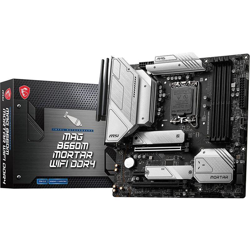 【即購入⭕️】 MSI MAG B660M MORTAR WIFI DDR4 マザーボード Micro-ATX Intel B660チップセット搭載 MB5 【I2296510999】(13726円)