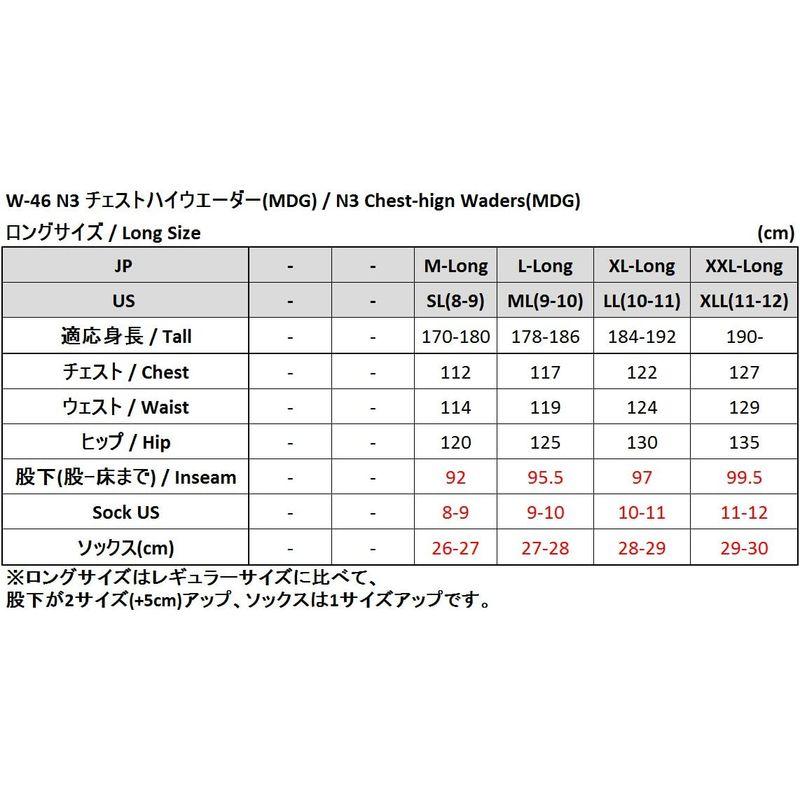 リトルプレゼンツ(LITTLE PRESENTS) ウェーダー N3 チェストハイウエーダー W-46 クラウディグレイ L LITTLE PRESENTS ウェーダー N3 チェストハイウエーダー クラウディグレイ