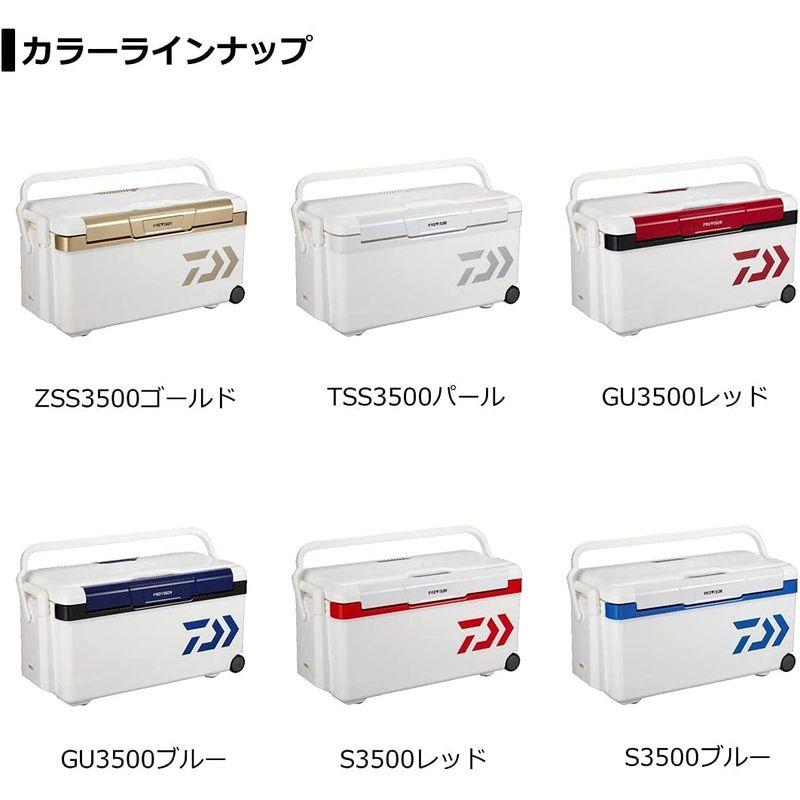 ダイワ(DAIWA) クーラーボックス プロバイザートランクHD II GU 3500 レッド 35リットル 釣り DAIWA クーラーボックス プロバイザートランクHD II GU レッド 35リットル 釣り cm
