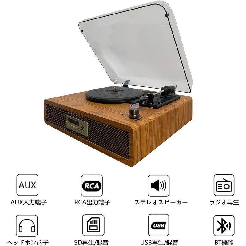 D&L SOUL マルチレコードプレーヤー スピーカー内蔵 USB録音 BT対応 ヘッドホン端子 持ち運びに便利 RCA入力端子 防塵カバー SOUL マルチレコードプレーヤー スピーカー内蔵 USB録音 BT対応 ヘッドホン端子 持ち運びに便利 RCA入力端子 防塵カバー