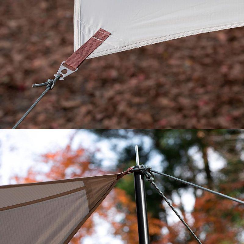 Smore(スモア) A-Base tent Tarp 330 ポリエステルタープ ヘキサタープ タープテント 1~3人 290×330c Base タープテント スモア tent Tarp ポリエステルタープ ヘキサタープ 3人 290×330c サイズ 約