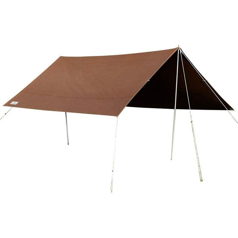 NEUTRAL OUTDOOR(ニュートラルアウトドア) タープテント TC タープ 4.0 ブラウン 4?8人用 収納袋付き NT-TA1 タープテント 8人用 OUTDOOR ニュートラルアウトドア TC タープ ブラウン 収納袋付き NT TA1 展開サイズ