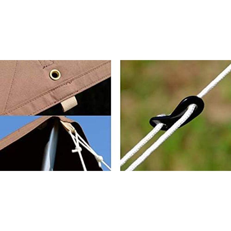 NEUTRAL OUTDOOR(ニュートラルアウトドア) タープテント TC タープ 4.0 ブラウン 4?8人用 収納袋付き NT-TA1 タープテント 8人用 OUTDOOR ニュートラルアウトドア TC タープ ブラウン 収納袋付き NT TA1 展開サイズ