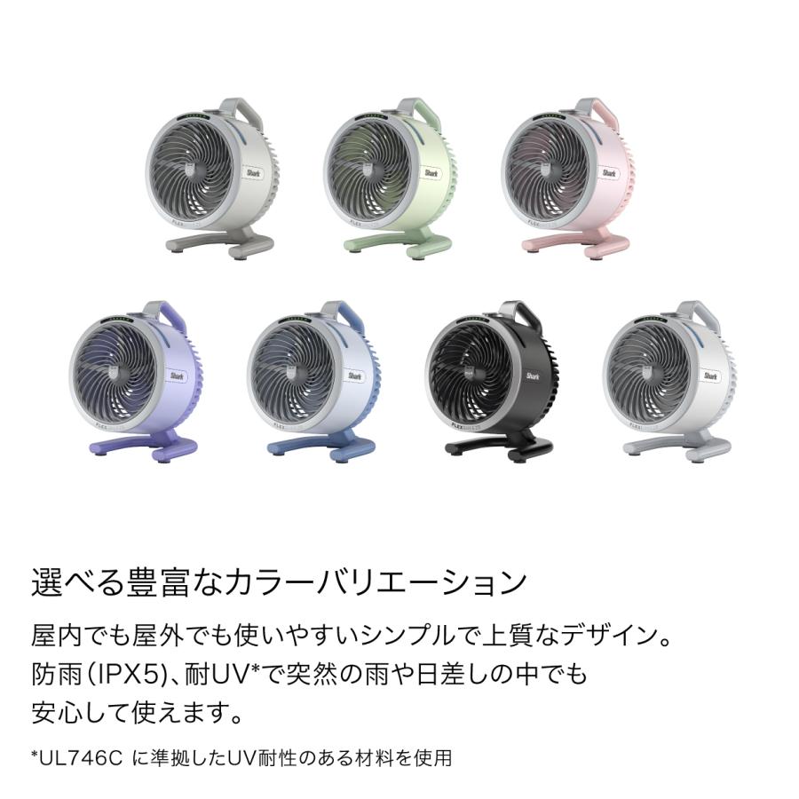 サ*ー様 【新品未使用】Shark コードレス　ミスト付きサーキュレーターグレー 4月6日新色新発売 Shark シャーク FlexBreeze HydroGo コードレス