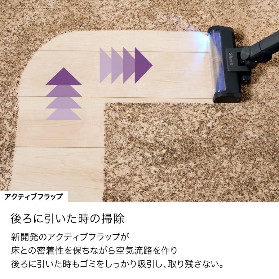 Shark EVOPOWER SYSTEM BOOST+ コードレススティッククリーナー LC701J + プレシジョンダスターセット 掃除機 コードレス 軽量 吸引 自動ゴミ収集  スティック型の画像