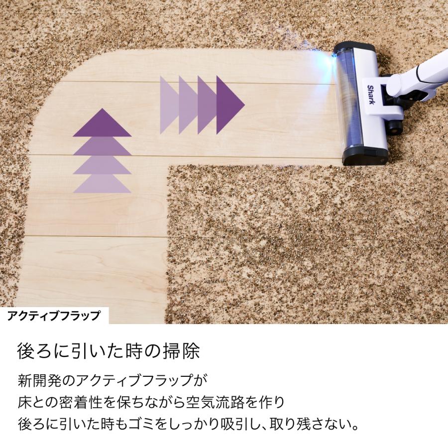 Shark EVOPOWER SYSTEM BOOST+ コードレススティッククリーナー LC751J + プレシジョンダスターセット 掃除機 コードレス 軽量 吸引 自動ゴミ収集 スティック型の画像