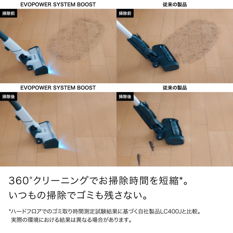 Shark EVOPOWER SYSTEM BOOST+ コードレススティッククリーナー LC751J + プレシジョンダスターセット 掃除機 コードレス 軽量 吸引 自動ゴミ収集 スティック型の画像