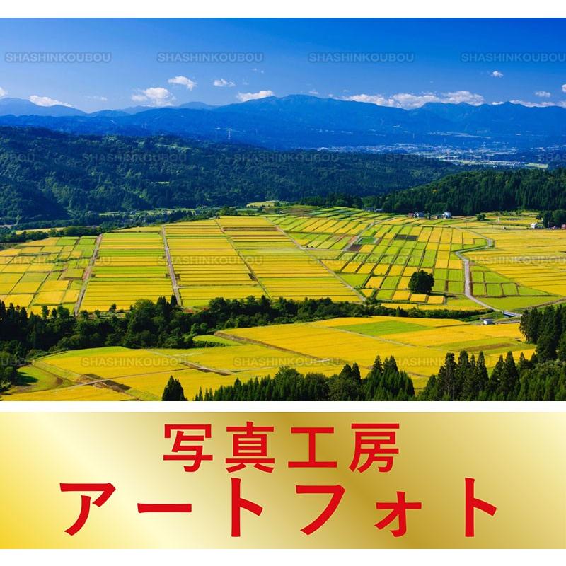額装写真 山口博之 オリジナルプリント 山本山高原より望む田園風景 新潟県 小千谷市 大判サイズ 557 442mm Apa3 Mi 風景カレンダーの写真工房ストア 通販 Yahoo ショッピング