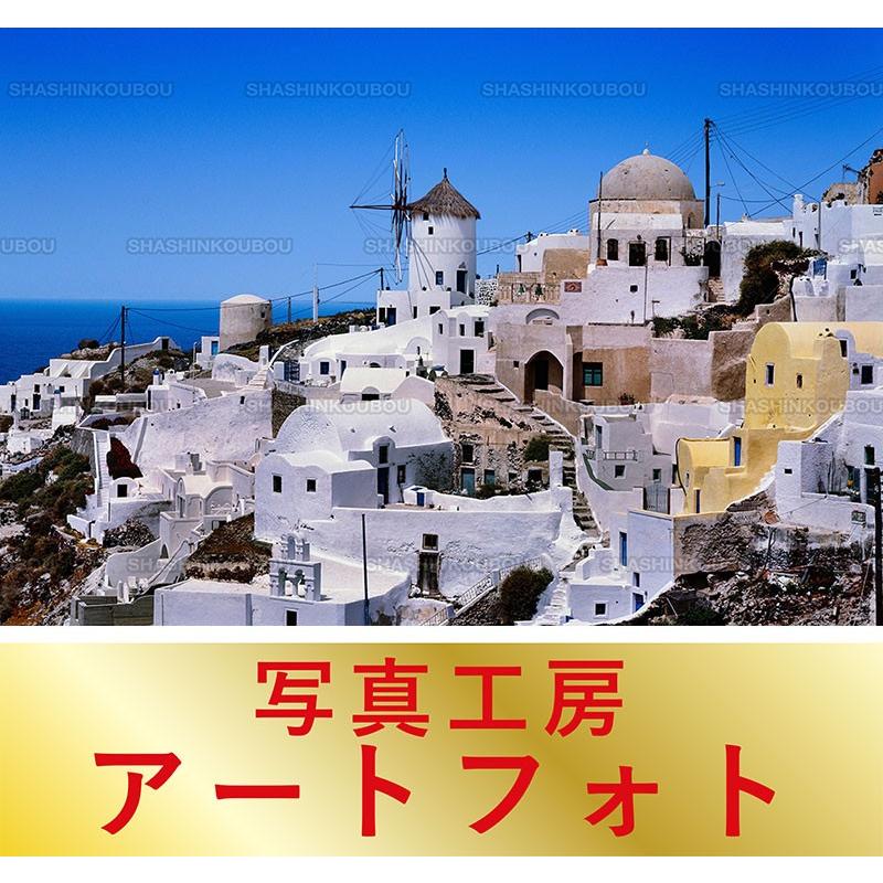 額装写真 富井義夫 オリジナルプリント 白い街並み サントリーニ島 ギリシャ 通常サイズ 426 336mm Apa4 93 2010 風景カレンダーの写真工房ストア 通販 Yahoo ショッピング