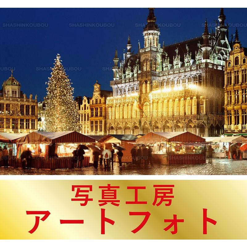 期間限定送料無料 額装写真 富井義夫 オリジナルプリント グラン プラスのクリスマスマーケット ベルギー ブリュッセル 通常サイズ 426 336mm 時間指定不可 Atempletonphoto Com
