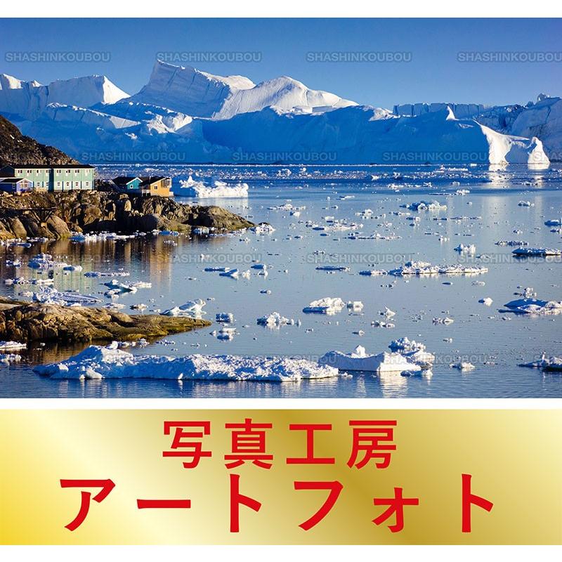 送料無料 額装写真 富井義夫 オリジナルプリント 白夜のアイスフィヨルド イルリサット グリーンランド 通常サイズ 426 336mm 完売 Nicmosul Org