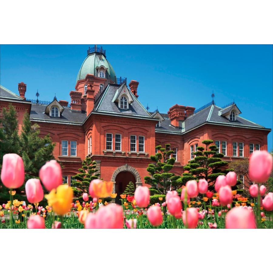 PT-060 花咲く道庁赤レンガ庁舎 : 風景カレンダーの写真工房