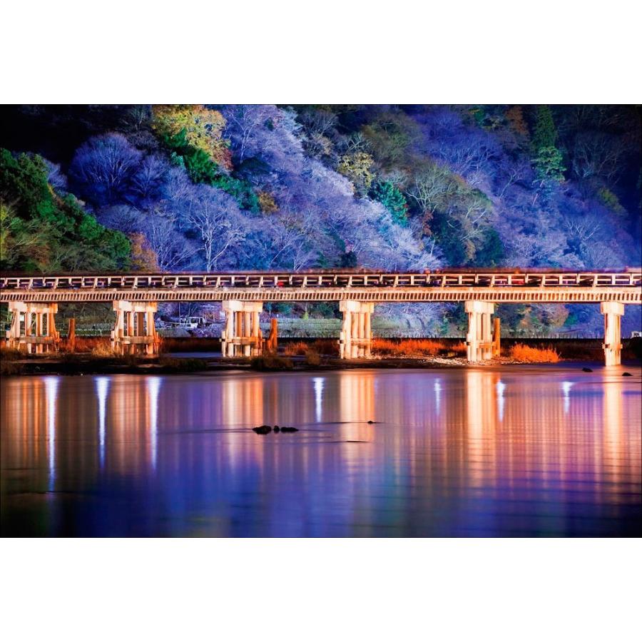 Pt 152 嵐山 渡月橋夜景 京都府 Pt 152 風景カレンダーの写真工房ストア 通販 Yahoo ショッピング